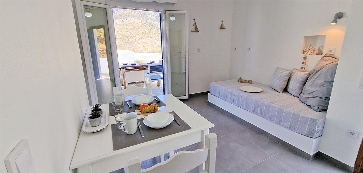 Chambres à louer Foskolos à Kamares - Sifnos