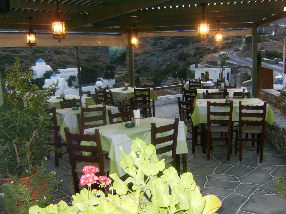Leonidas restaurant, Kastro - Sifnos