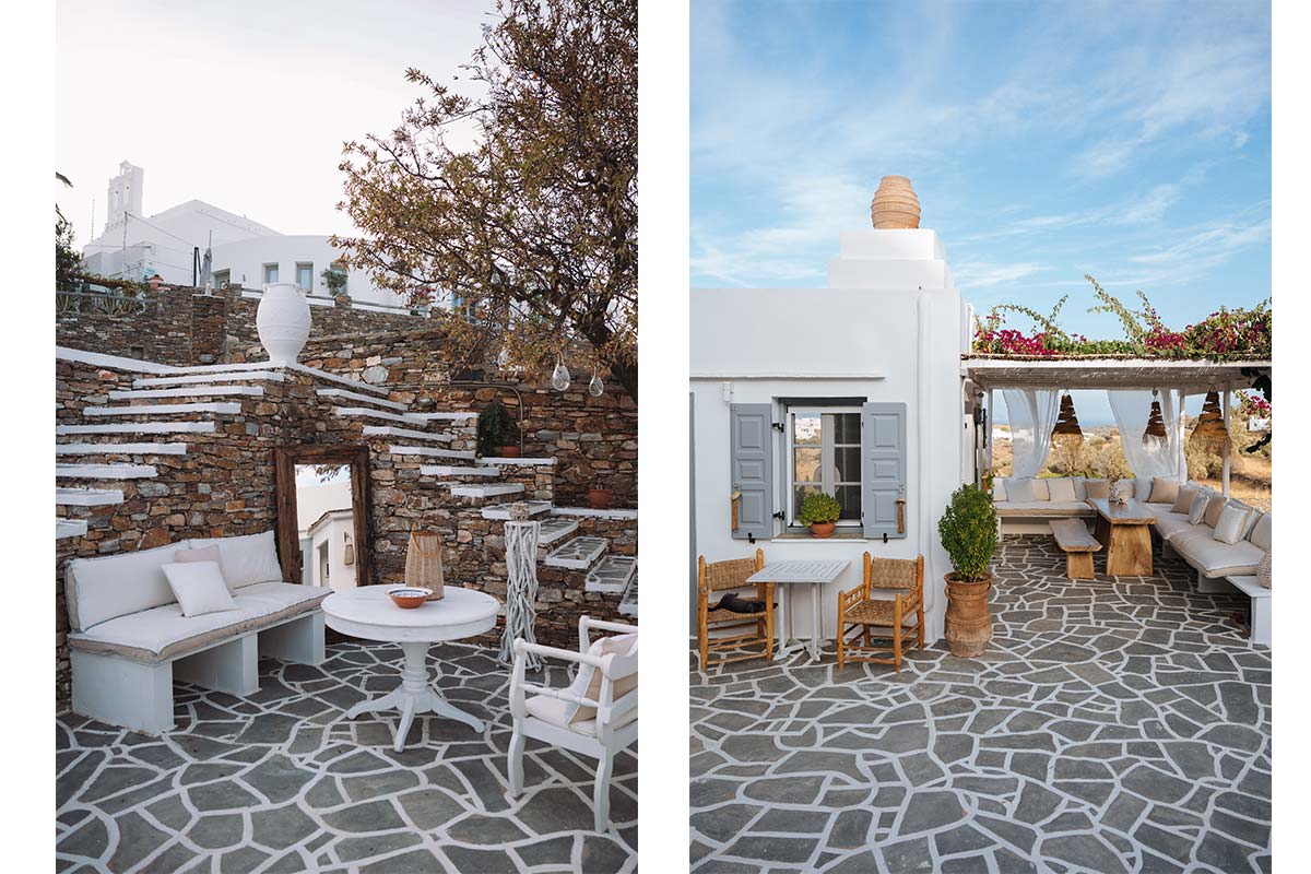 Les suites Nissos dans le beau village d'Apollonia