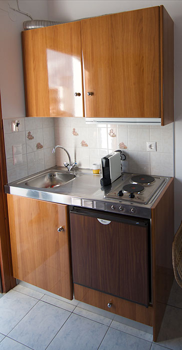 Les chambres et appartements Nikoleta au centre d'Apollonia