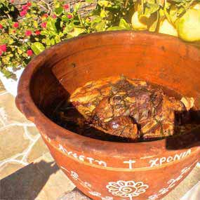 Mastelo, recette traditionnelle de Sifnos