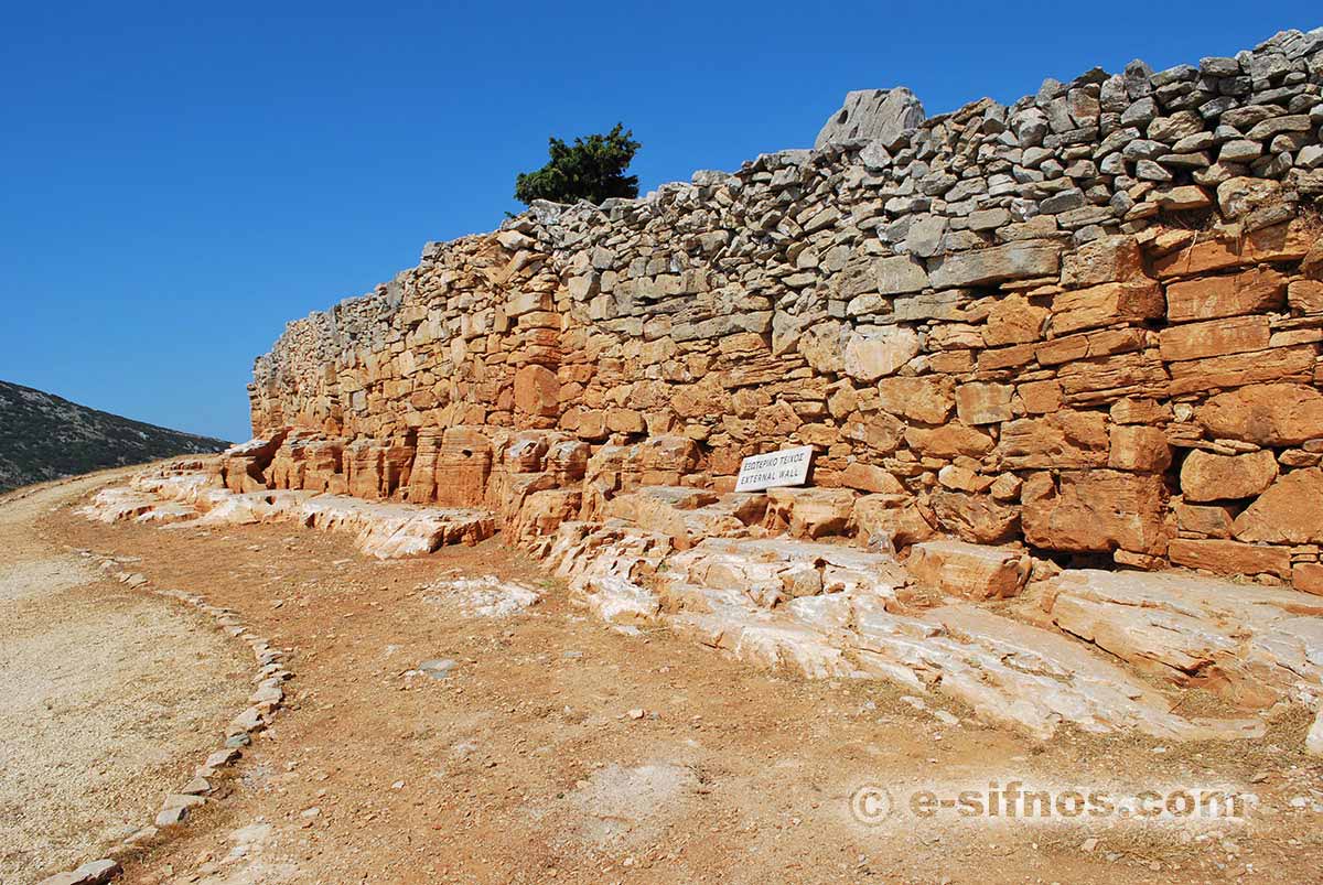 Ancient Acropol d'Agios Andreas à Sifnos